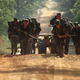 Soldiers wishing to join the U.S. Army Special Forces in a training exercise, North Carolina